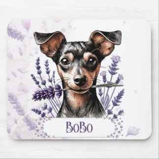 Tapis De Souris Puppy Personnalisé – Min Pin