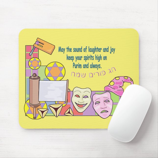 Tapis De Souris Purim (homonymie) (Avec souris)