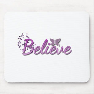 Tapis De Souris Purle croient des parties scintillantes de