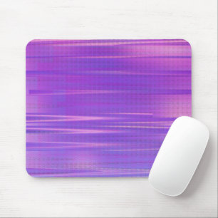 Tapis De Souris Purple Glitch Art Vaporwave Aesthetic Horizontal