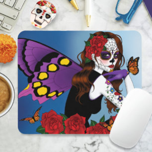 Tapis De Souris Purple Sugar Crâne Fée
