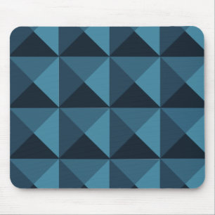 Tapis De Souris Pyramides bleu foncé
