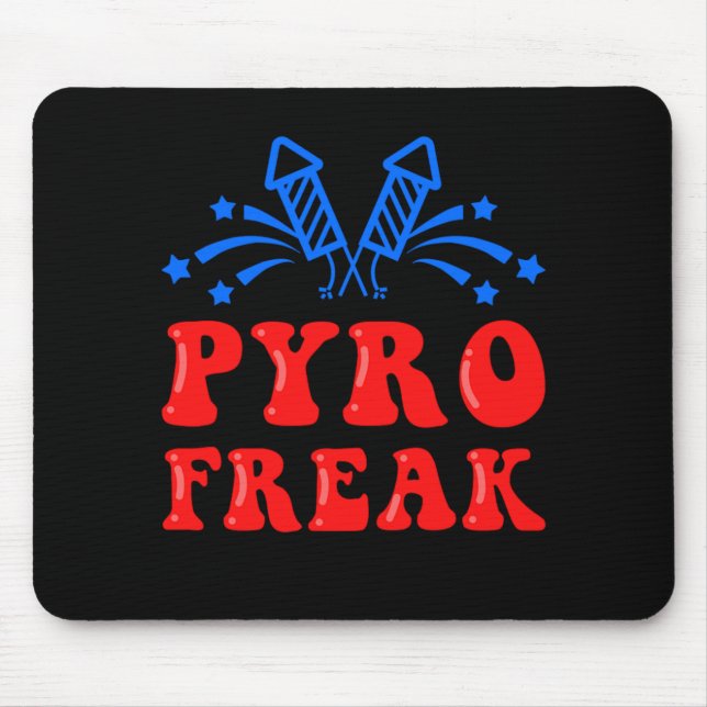 Tapis De Souris Pyro Freak Pyrotechnie Fireworks Firecracker Cadea (Devant)
