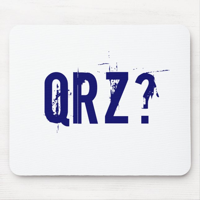 Tapis De Souris QRZ ? Jambon par radio Mousepad (Devant)