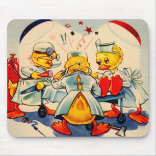 Tapis De Souris quack médecins et quack infirmier canards médicaux