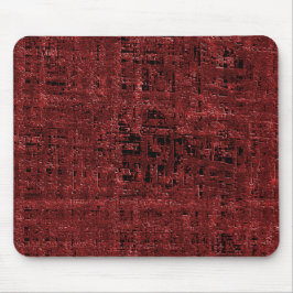 Tapis De Souris Quadrados pequenos vermelho sobrepostos encharcado
