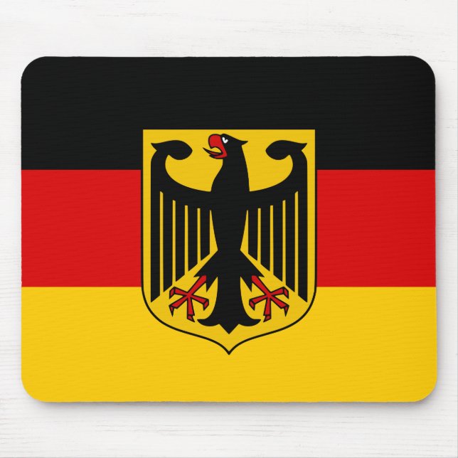Tapis De Souris Qualité du drapeau allemand (Devant)