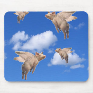 Tapis De Souris Quand les porcs volent