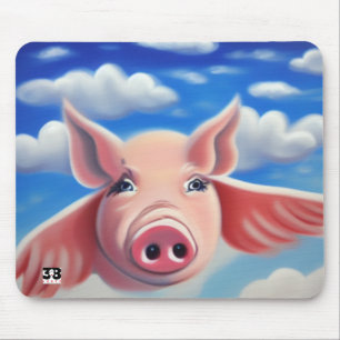 Tapis De Souris Quand les porcs volent