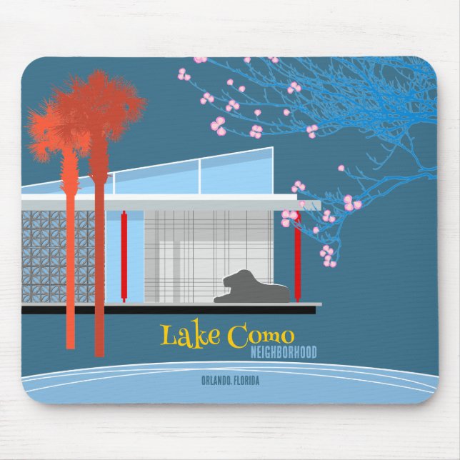 Tapis De Souris Quartier Lac Como (Devant)