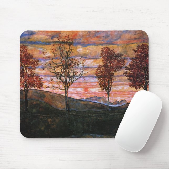 Tapis De Souris Quatre arbres (Avec souris)