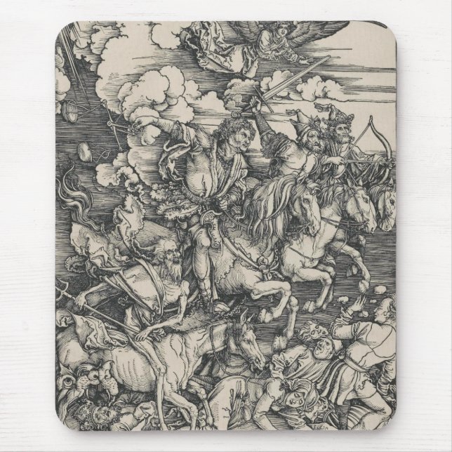 Tapis De Souris Quatre cavaliers de l'Apocalypse Durer (Devant)