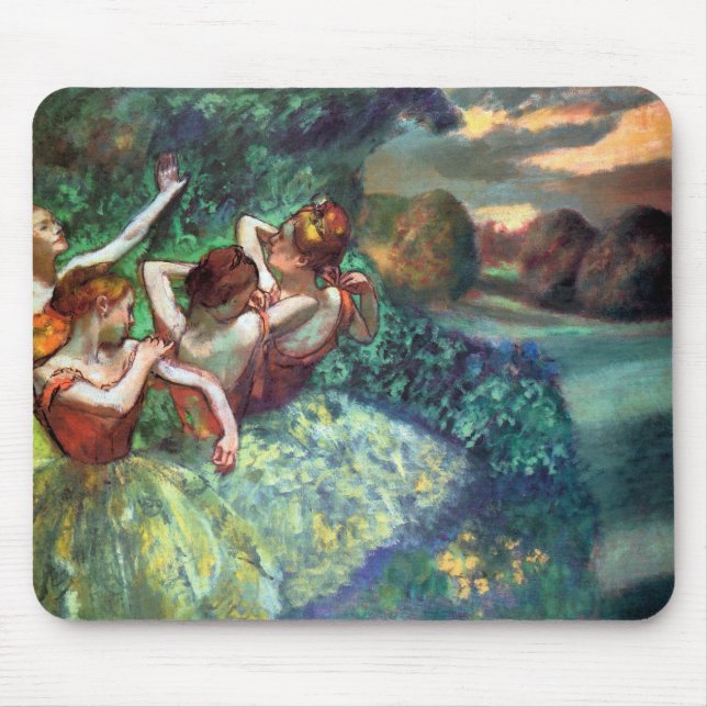 Tapis De Souris Quatre danseurs par Degas (Devant)