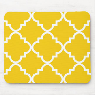 Tapis De Souris Quatrefoil Mousepad - jaune