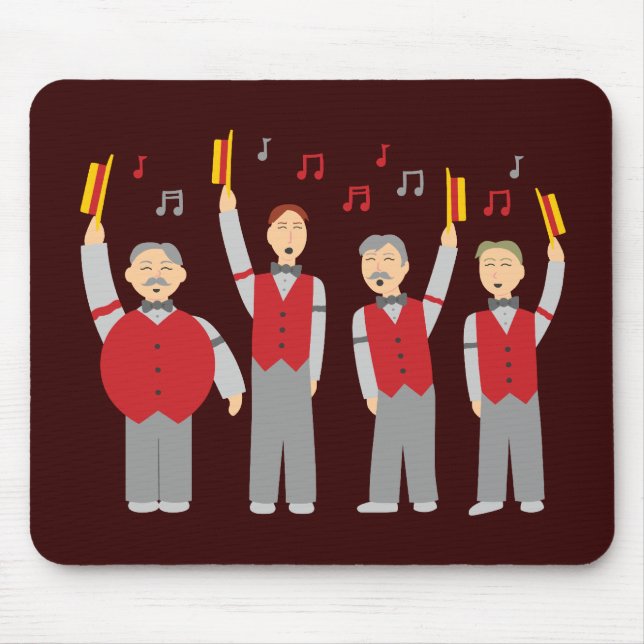 Tapis De Souris Quatuor classique Barbershop (Devant)