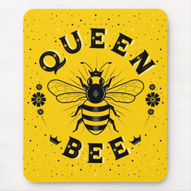 Tapis De Souris Queen Bee Computer Mousepad (Devant)