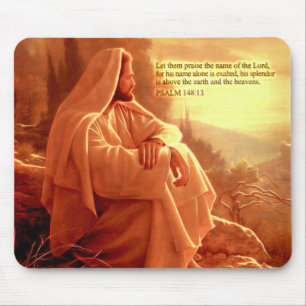 Tapis De Souris Qu'ils louent le nom du Seigneur Mousepad
