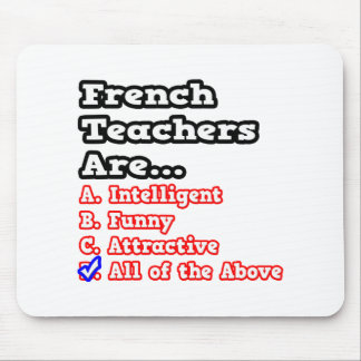 Tapis De Souris Quiz de l'enseignant français...Plaisanterie