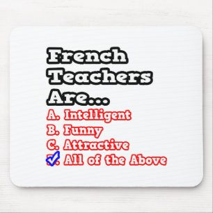 Tapis De Souris Quiz des enseignants français...Blague