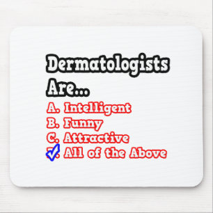 Tapis De Souris Quiz du dermatologue...Plaisanterie