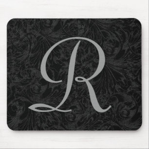 Tapis De Souris R :: Monogramme R Elegant Mousepad - Lettre initia
