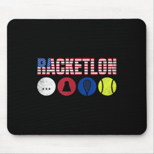 Tapis De Souris Racketlon Usa - Tennis de Table Badminton Squash T