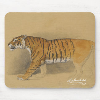 Tapis de souris Raden Saleh® 'Tigre javanais march