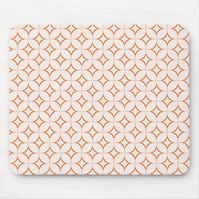 Tapis De Souris Radiance Rétro Mousepad, Orange (Devant)