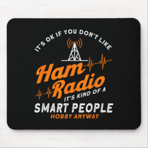 Tapis De Souris Radio amateur personnes intelligentes passe-temps
