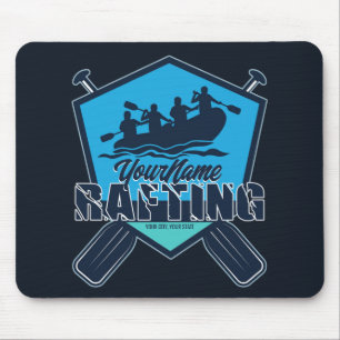 Tapis De Souris Rafting personnalisé Whitewater River Adventure