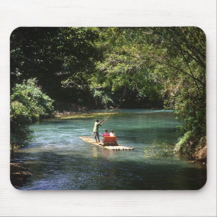 Tapis De Souris Rafting sur la rivière Martha Brae, Falmouth,