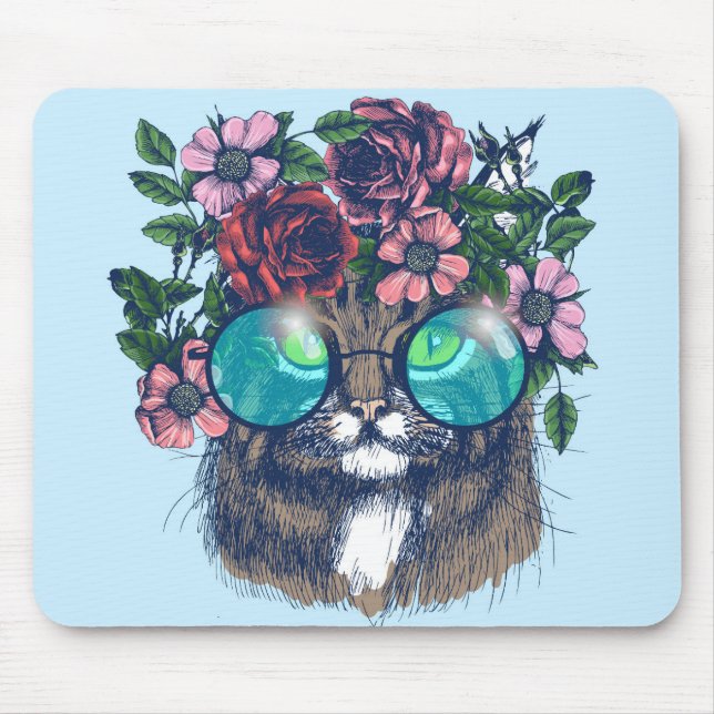 Tapis De Souris Ragondin de fantaisie du Maine (Devant)