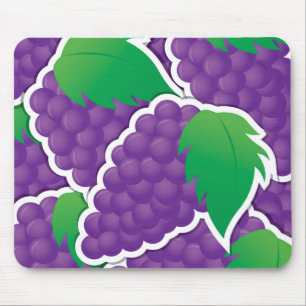 Tapis De Souris Raisins violets funky