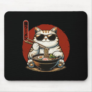 Tapis De Souris Ramen Cat Kawaii Anime Japonais Kawaii Neko 1