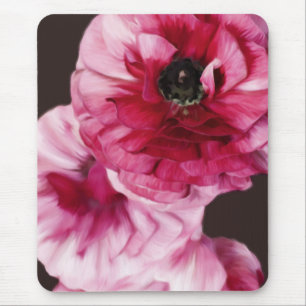 Tapis De Souris Ranunculus rouge
