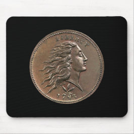 Tapis De Souris Rare 1793 U.S. Penny Mouse Pad