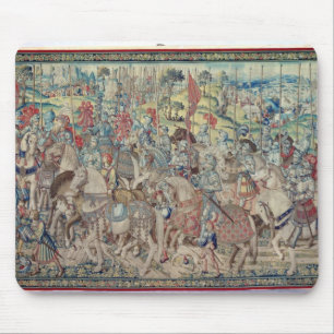 Tapis De Souris Rassemblant les cavaliers, de la tapisserie de
