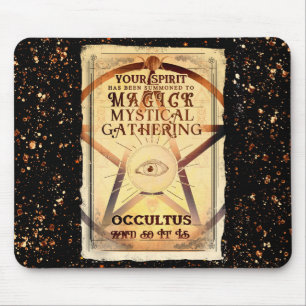 Tapis De Souris Rassemblement Mystique Magique Œil de Voyant de la