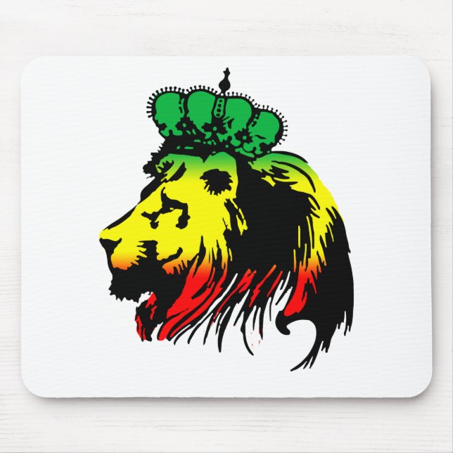 Tapis De Souris Rasta Lion de Juda (Devant)