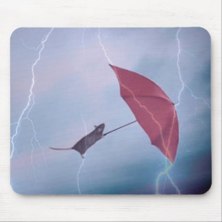Tapis De Souris Rat dans une tempête Mousepad