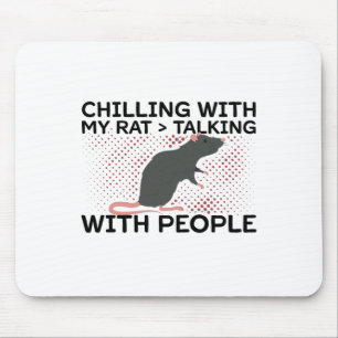 Tapis De Souris Rat  Idées Cadeaux Rats Rodents