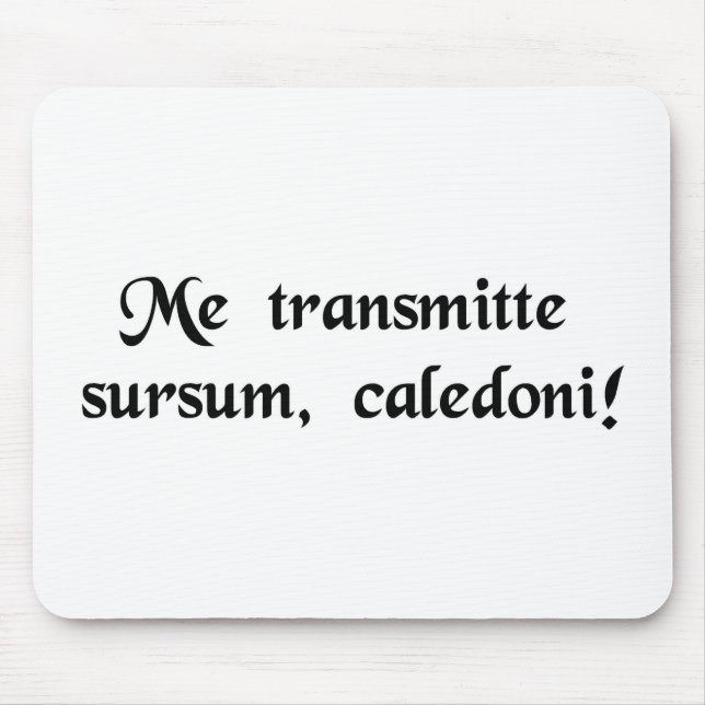 Tapis De Souris Rayonnez-moi, Scotty ! (Devant)
