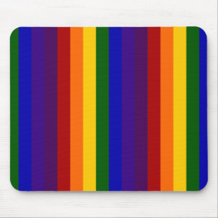 Tapis De Souris Rayures arc-en-ciel