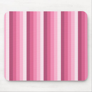 Tapis De Souris Rayures d'ombre rose