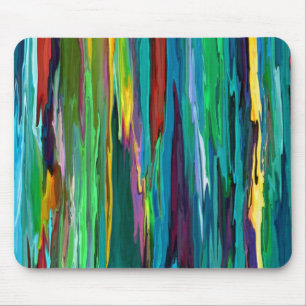 Tapis De Souris Rayures modernes abstraites de Mousepad de ~ de