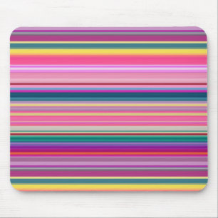 Tapis De Souris Rayures multicolores rétro