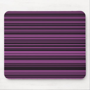 Tapis De Souris Rayures noires violettes abstraites