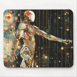 Tapis De Souris Reaching Through Time