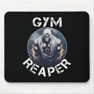 Tapis De Souris Reaper Fitness Halloween Squelette entraînement Bo