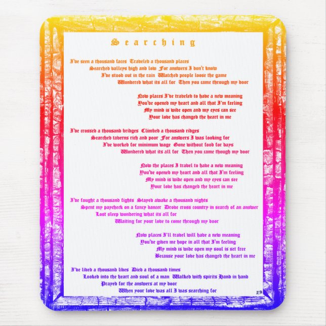 Tapis De Souris Recherche (Devant)